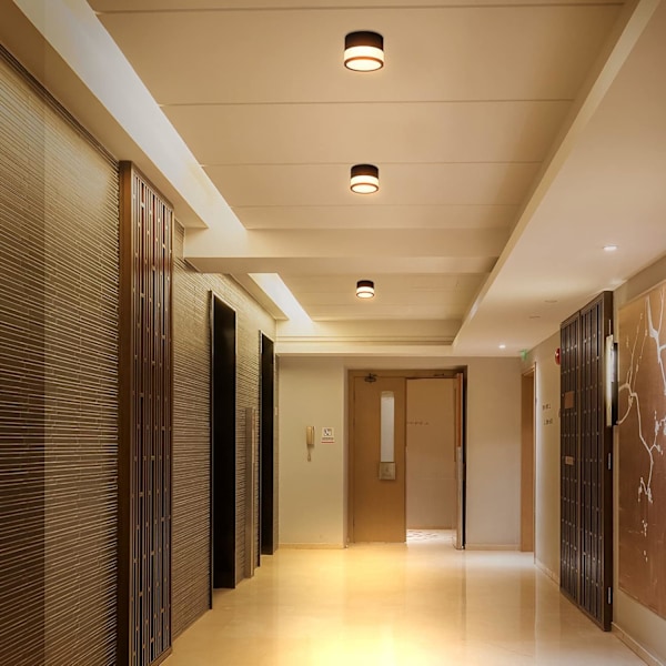 Taklampor för infälld montering, jämn ljusspridning från 12W LED-chip, rostfri design för hall, sovrum