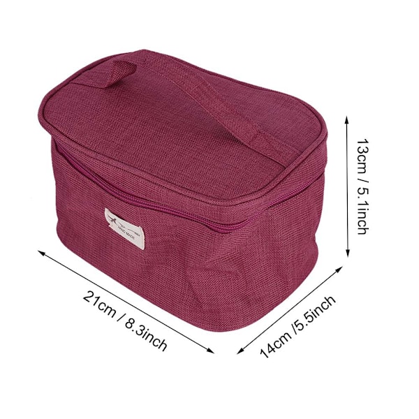 Portable Large Capacity Cosmetic Bag Travel Storage Organizer Toiletry Makeup Bag