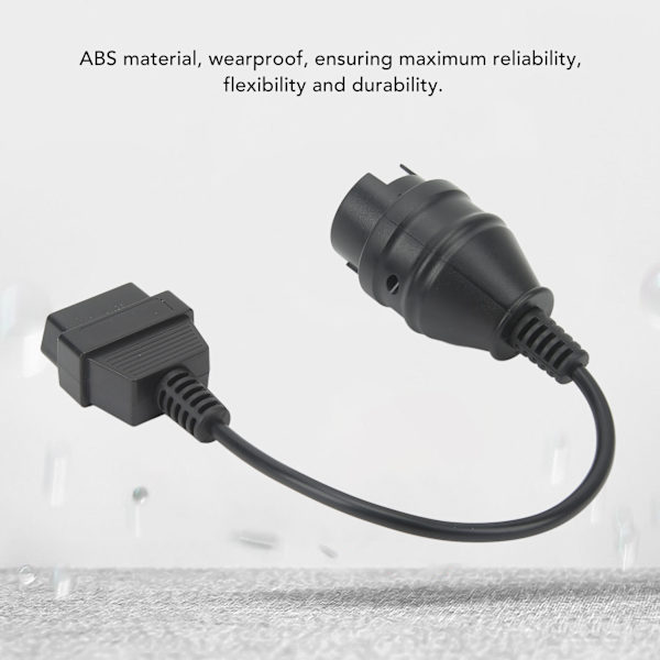38-pins til OBD2 Diagnostisk Adapterkabel ABS Slitsterk 28cm Lang Erstatning for Benz