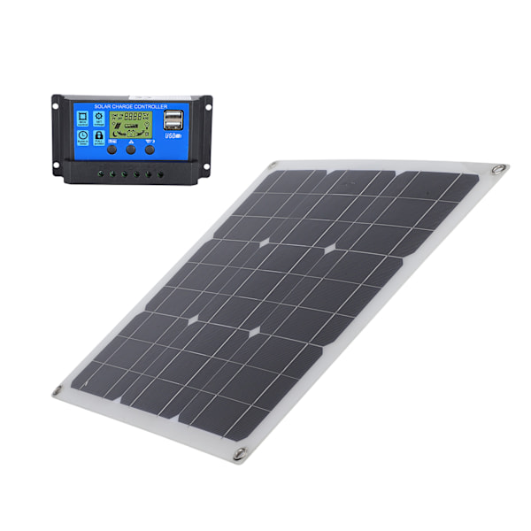Solpaneler Utomhus Portabel Monokristallin Fotovoltaisk Solladdare med Kontroller