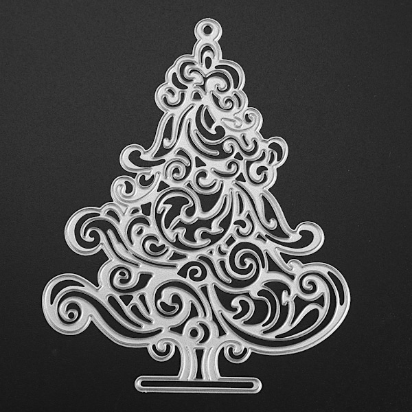 1 stk. Nytt Kulstofstål DIY Papirklipningskort Skærende Dør Prægning Håndværk Juletræ (004)