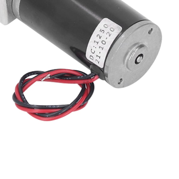 DC-vaihdemoottori Pieni 18W Suuri Vääntömomentti Käännettävä Turbiini Madalletun Nopeuden Moottori Itselukituvalla DC12V 0‑10RPM Minuutissa