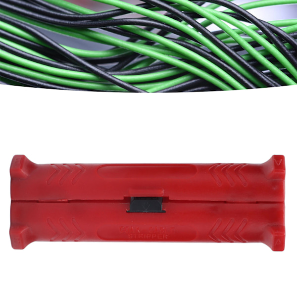 Koaksialkabel-avstripper med isolert kappe, dobbel-end, håndholdt Ethernet-kabelavstrippingsverktøy MT‑1660