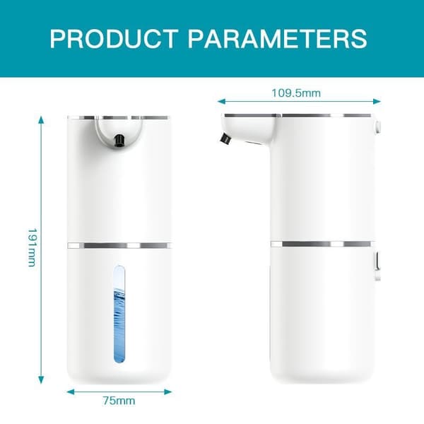 Beröringsfri automatisk tvåldispenser, 350-milliliter väggmonterad handspritsdispenser