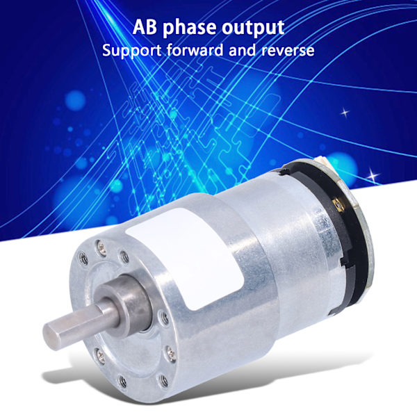 JGB37‑520 Nopeusvähennysvaihteinen sähkömoottori Mikro DC-vaihteinen moottori enkooderilla DC12V60RPM
