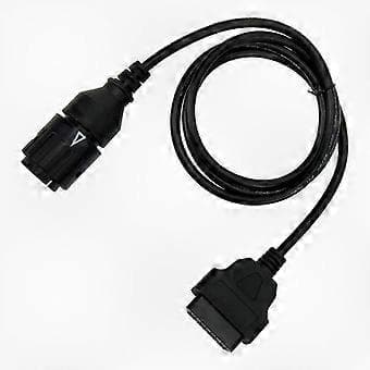 1,5 m 10-benet han til 16-benet hun OBD2-adapterkabel til visse mærker Diagnostisk scannerkabel til ICOM D motorcykler