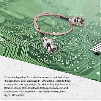 4 st 3G HD SDI-kabel BNC-kabel 30 cm 75 Ohm för kameror BMCC videoutrustning stöder HD-SDI 3G-SDI 4