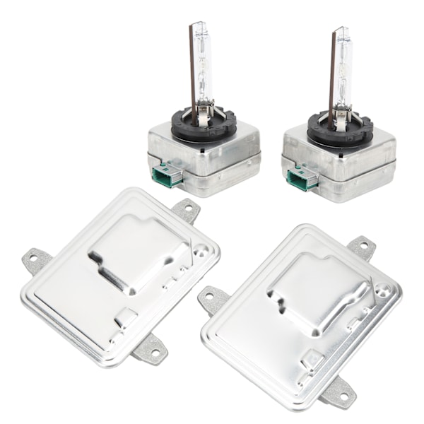 2 Set Xenon HID-ballast med 2 Glödlampor 68189409AA Lampkontrollmodul Ersättning för Dodge Dart 2013‑2016