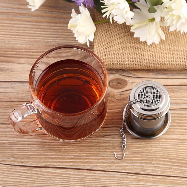 2-pakning te-infuser, tesil av ekstra finmasket, 18/8 rustfritt stål