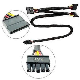 5-pin SATA-modulkabel egnet til GreatWall Ocz-strømmodulkabel 5-pin modul til SATAx3-netværkskobbertråd