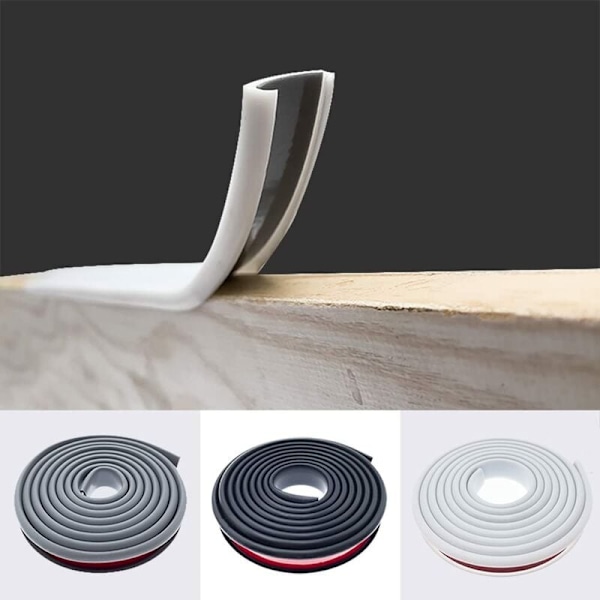 Stark och hållbar PVC-kantlist för möbelkanter, självhäftande design utan behov av strykning för enkel installation, 16 mm vit