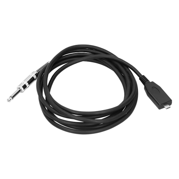 Elektrisk Gitarrkabel TYPEC till 6,35 mm USB 2.0 Inspelningsgitarr Instrumentkabel (2 meter)