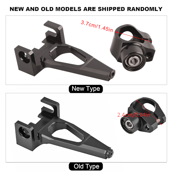 Motorcykel CNC Styrdämpare Fäste Stabilisator Kit för MT09 MT‑09 FZ‑09 2013‑2017
