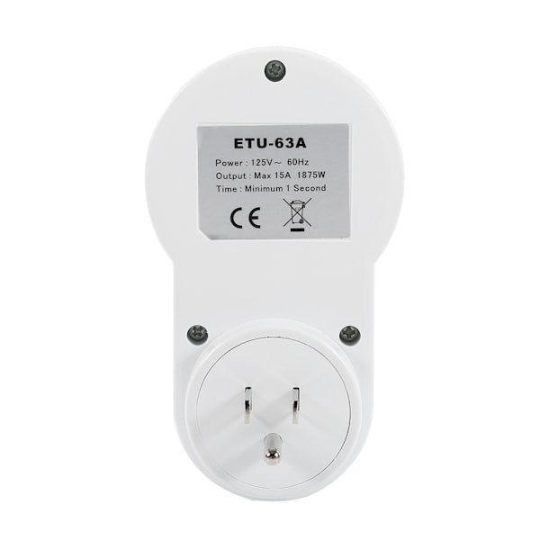 Digital Elektronisk Programmerbar Minut Time Uge 7 Dages Timerkontakt Stikkontakt US