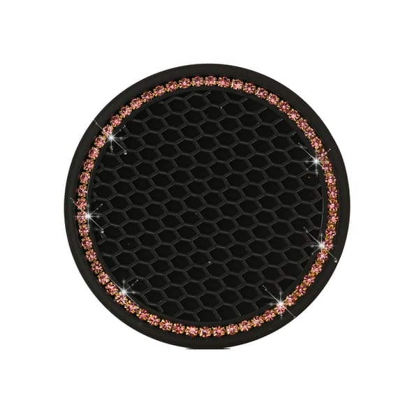 Set med 2 Bling Bilunderlägg, Dryckeshållare, Universell