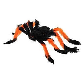Halloween Gigantisk Edderkoppdekorasjon Stor Hårete Edderkopprekvisitt for Spøkelseshus