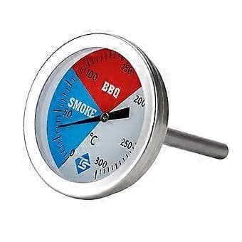 1 stk. grilltermometer i rustfrit stål til industrielt brug (TS-BX50)