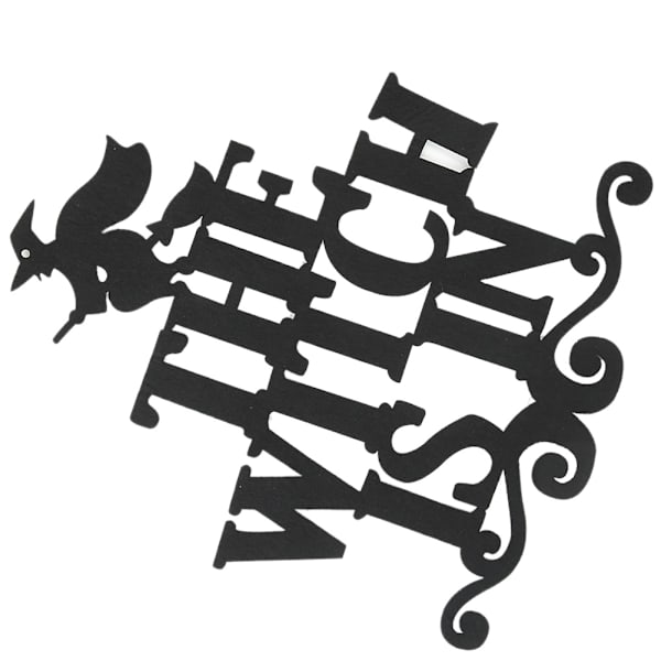 5 stk Halloween Hængende Dørdekorationer Vægskilte THE WITCH IS IN til Fest Hjem