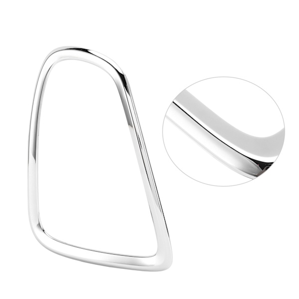 2 stk Baklysklokke Dekk Trim Baklykter Ramme Ringer Bezel Klistremerker Vakt for Cooper R56 R57 R58 R59 2007‑2014 Belegg Farge