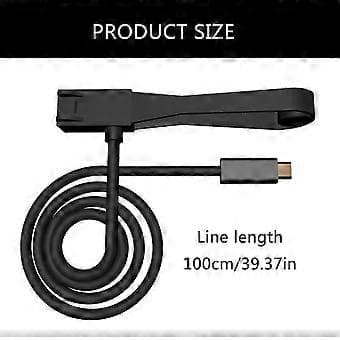 Lade Dokk Forlengelseskabel for Spillkontroller Erstatning USB C Ledning Tilbehør Spillkontroller Ladekabel