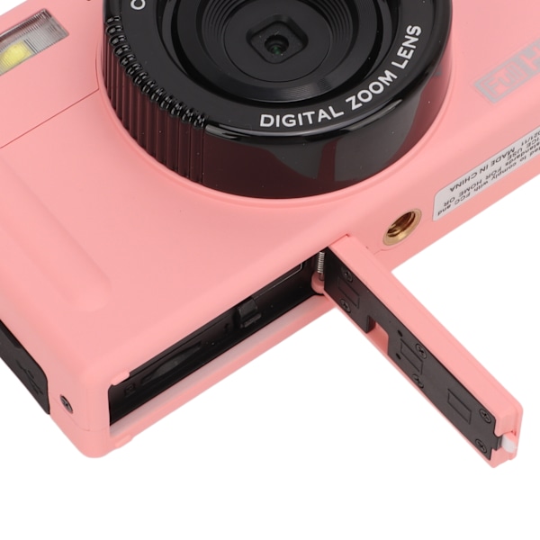 CD R1 1080P FHD Mikro Peilikamera Kannettava 16X Digitaalinen Zoomaus 24MP 3 Tuuman LCD-Näytöllä Vaaleanpunainen