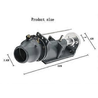 Vattenjet Thrust Power Sprayer Pump Vattenjetpump med 3650 Borstlös Motor + Vattenkylningsjacka