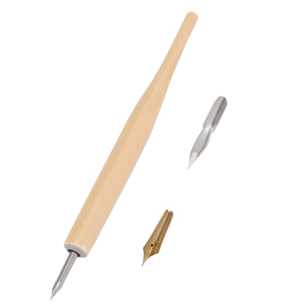 Kalligrafiapiirustus- ja sarjakuva monitoimikynät Fontwork Dip Pen Maalaustarvikkeet (Pinkki)