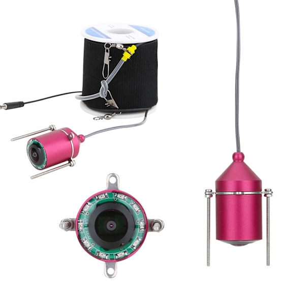 4,3 tommers HD undervannsfiskekamera TFT fargeskjerm 1200TVL 10LEDer IP68 vanntett infrarødt nattseende 15 meter/16,4 yard kabel
