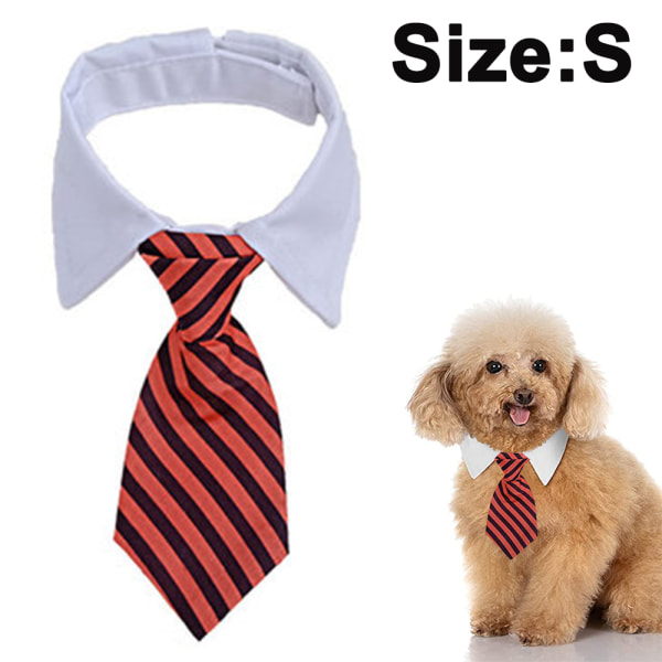 1 stk. Justerbar kjæledyr hund katt sløyfe Kjæledyr kostyme slips