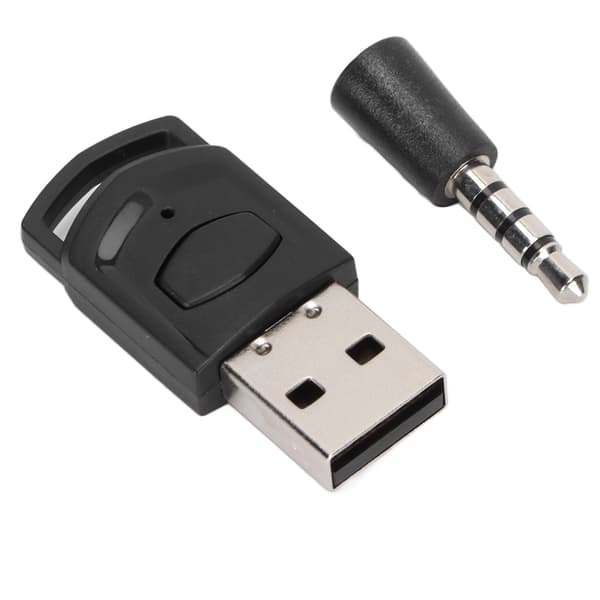 Trådløs Bluetooth-dongle for PlayStation, USB-senderadapter som støtter lav latensforbindelse kompatibel med PS4 PS5 PC Switch