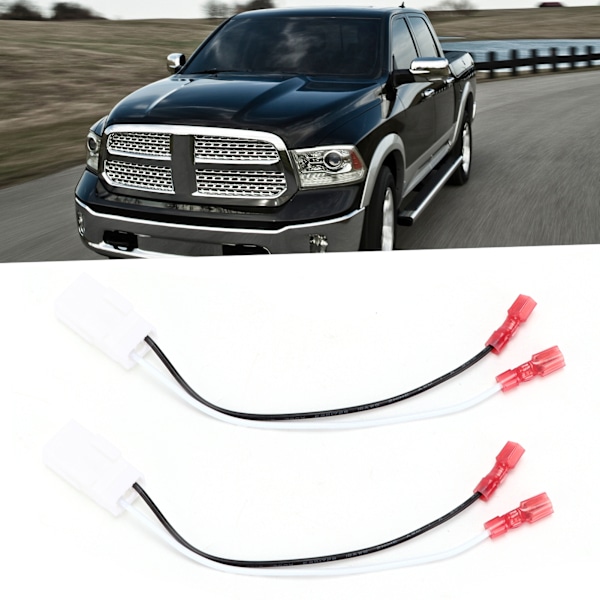 2 stk. Bilhøjttaler Ledningsnet Adapter Stik Stereo Stik Auto Diskant Modificering Udskiftning til Ford