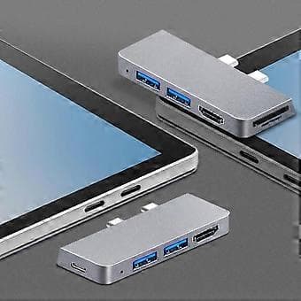 Dockingstation Laptop PD Oplader Type-C USB C Adapter Bærbar HUB Dockingstation
