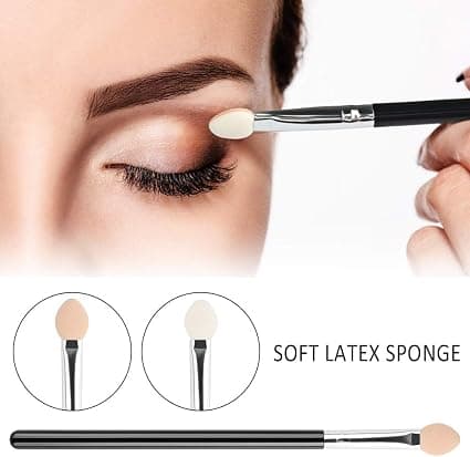 Øjenmakeupbørster, 20 stk. Makeupbørstesæt, Børste