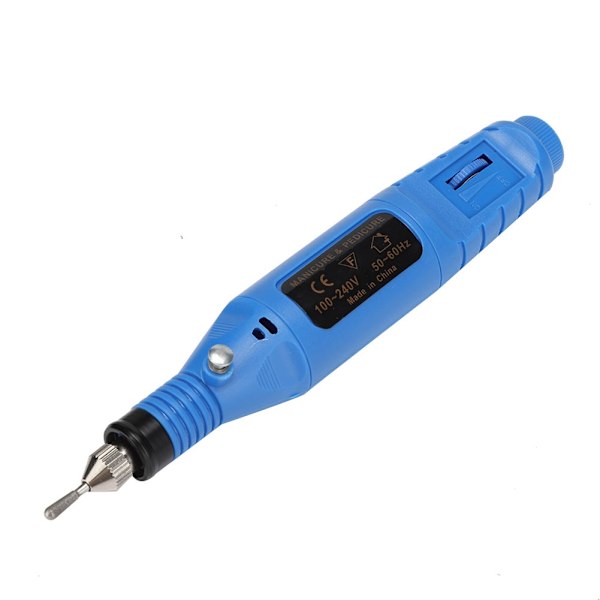 Elektrisk Manikyr- och Pedikyrfräs med Sliphuvudset EU-kontakt 100-240V (Grön)
