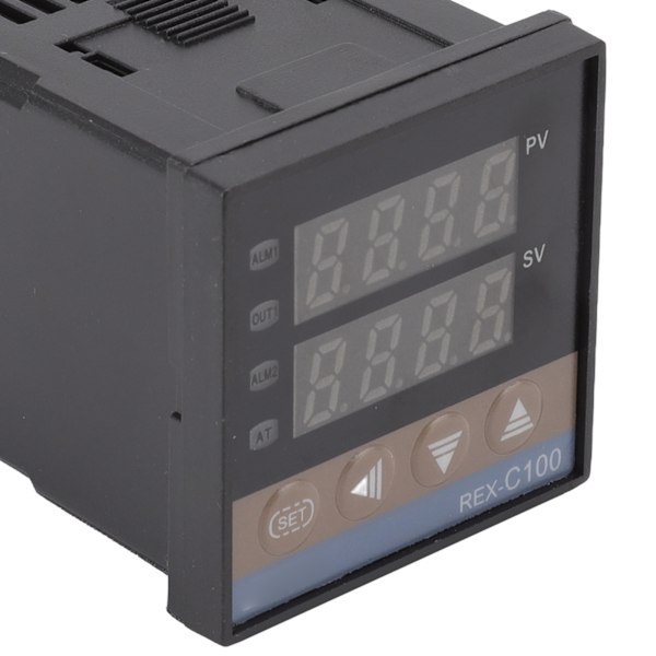 PID Termostat Temperaturregulatorsett 0‑400℃ Digital Temperaturregulator med Termoelement Relé AC100‑240V 25A