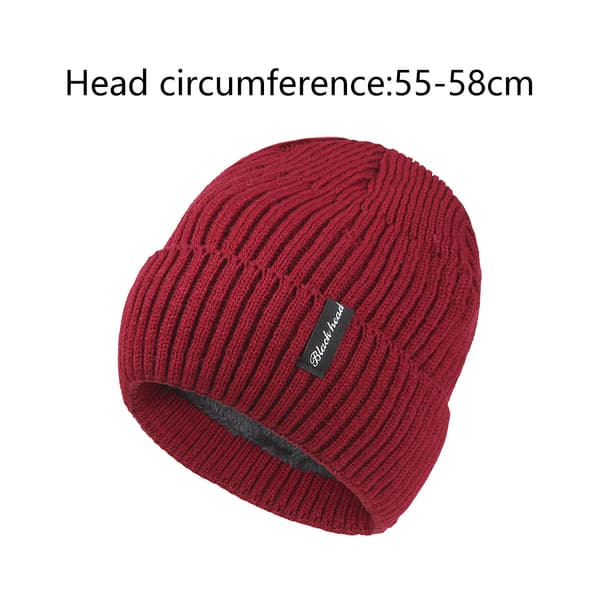 Mössor Dam, Vintermössor för Dam Herr Fleecefodrade Varma för Kallt Väder, Mössa för Dam Mode Skull Cap
