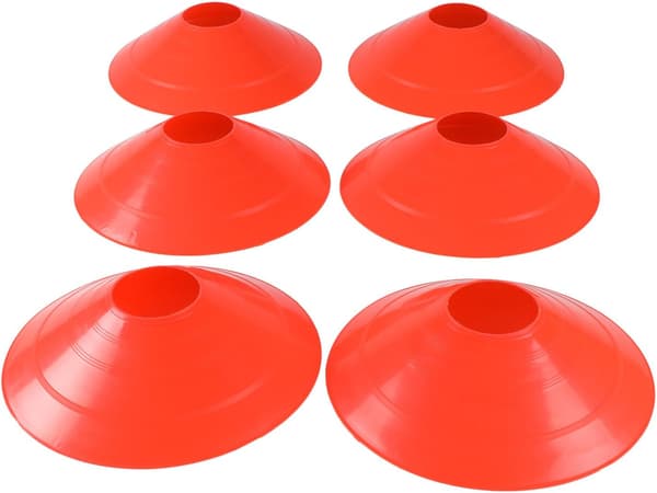 Ljusorange Runda Koner Sportutrustning för Träning (20-pack)