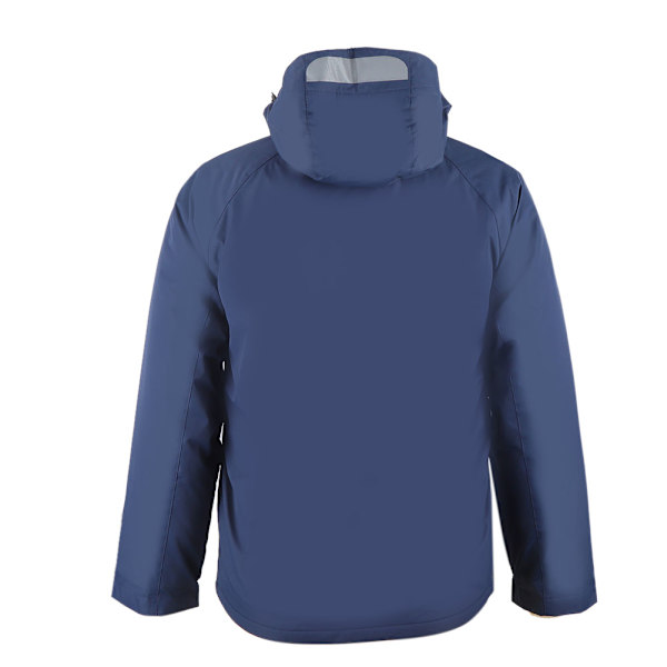 Unisex Elektrisk Oppvarmet Klesplagg USB Oppvarmet Termisk Jakke for Vinter - Navy XXL