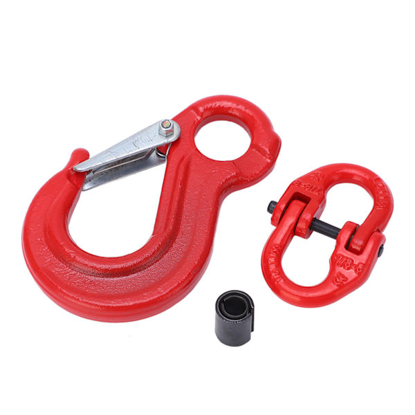 Slip Hook Eye Sling Heavy Duty 2T Bærende Trailer Løftekædeforbindelse med 2 Ringspænder