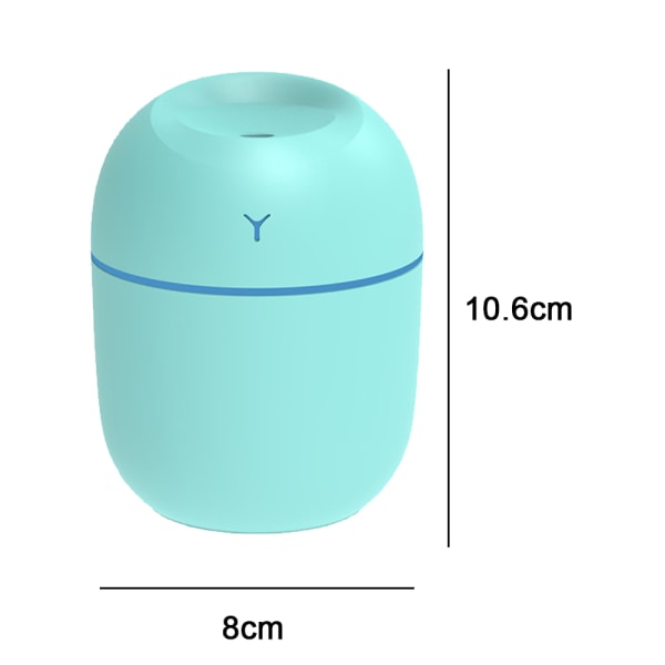 USB mini skrivebordssprayfukting, luftrenser for bil/hjem