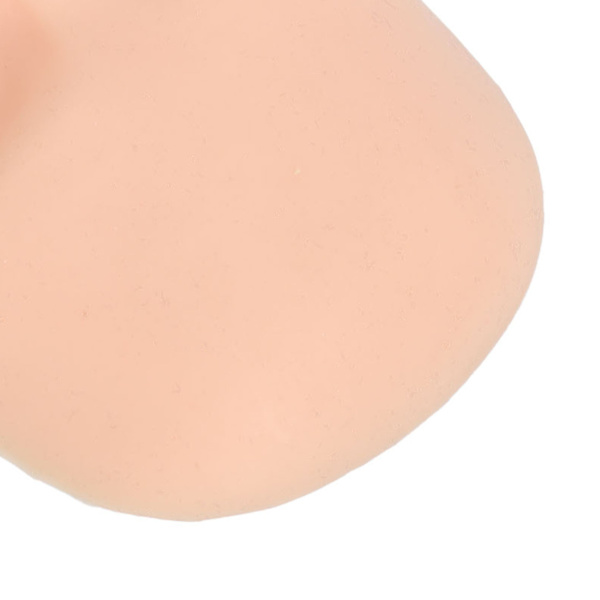 Sminkövningsansikte Kit 3D Realistiskt Helansikte Övning Bred 8st Sminkborstar Återanvändbar Mannequin Kosmetisk Övningsverktyg Ljus Hudfärg