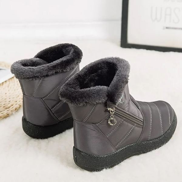 Dam Vinter Snö Ankelstövlar Pälsfoder Vattentäta Utomhus Slip On Boots Sneakers