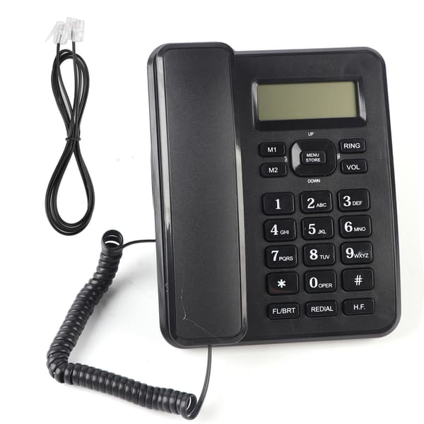 KXT6001CID Fastnettelefon Hjem Kablet Fastnet Forretningskontor Ledningstelefon ABS