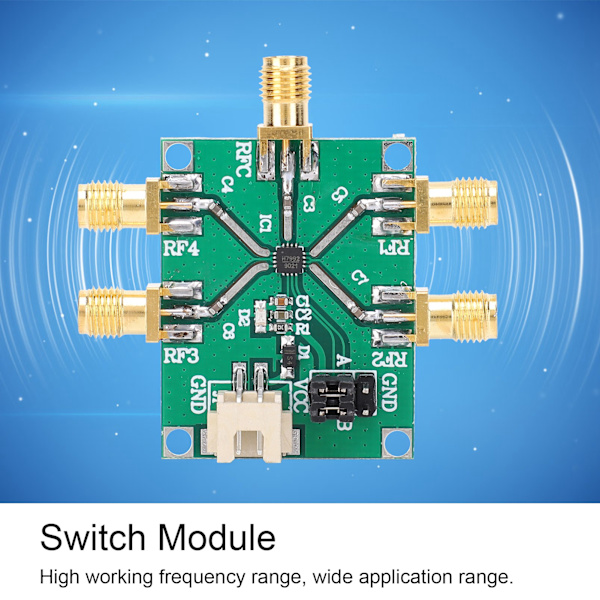 RF-omkopplingsmodul Enpolig 4-vägs Icke-reflekterande Elektronisk Komponent HMC7992 0,1-6GHz