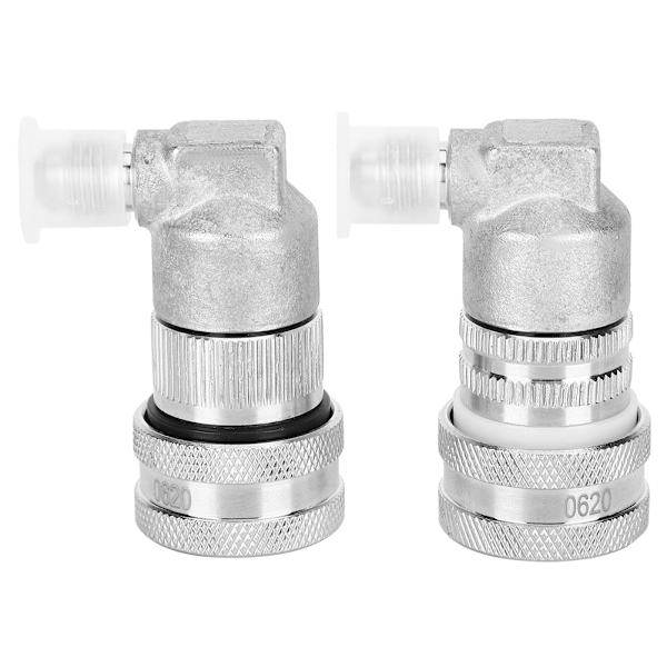 2 st. Kegkoppling Adapter Snabbkoppling Dispensering Rostfritt Stål Ball-Lock MFL1/4 tum