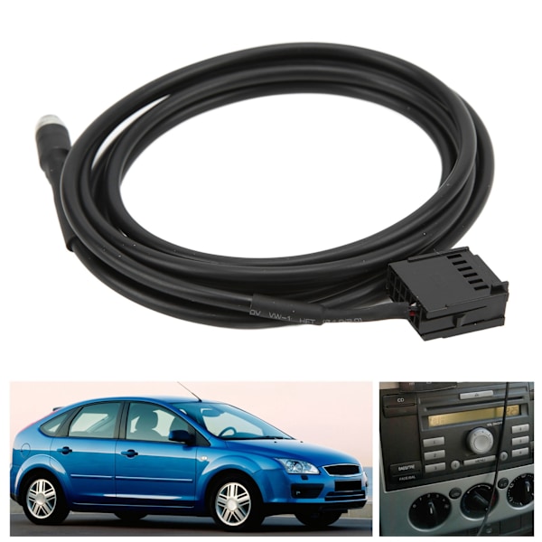 12-polet Bluetooth 5.0 AUX IN Adapter 3,5 mm 6000CD Lydkabel Udskiftning til Focus 2004 og fremefter
