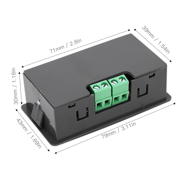 PWM Pulsfrekvensgenerator Arbejdscyklus Rektangulær Firkantet Bølge Signalmodul med Skal Justerbar DC6V ‑30V