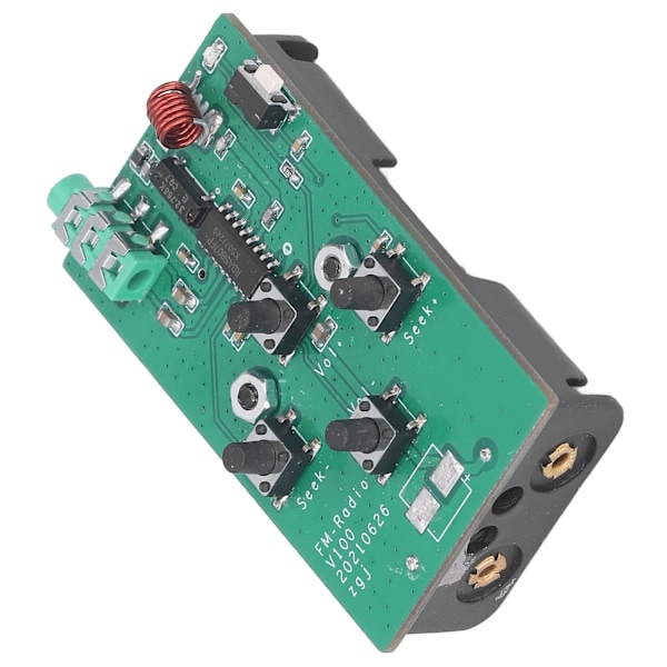 FM Radio Mottakermodul 88‑108MHz Mini Stereo Trådløs FM Mottakermodul med Minnefunksjon 3V