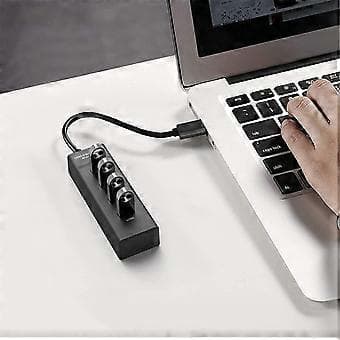 RYRA 4 Porte USB 3.0 HUB Høj Hastighed Splitter Adapter Kabel Længde 30/120cm Til Desktop