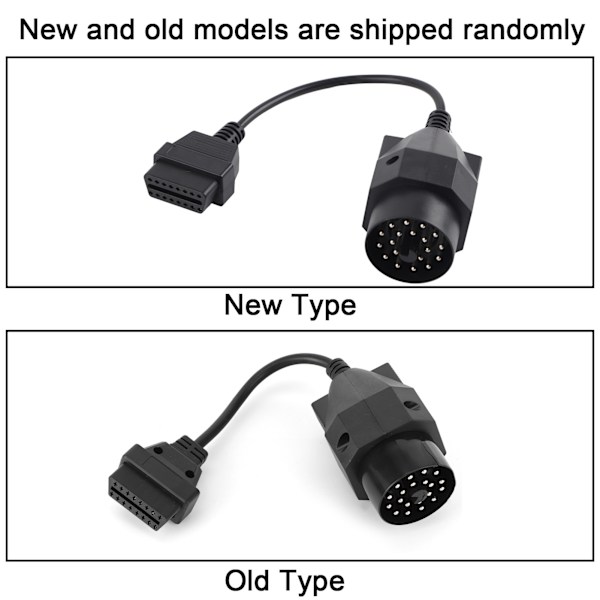 OBD2-adapterkabel 16-stifts hona till 20-stifts diagnostikkabelkontakt Passar för E36 E39 X5 Z3